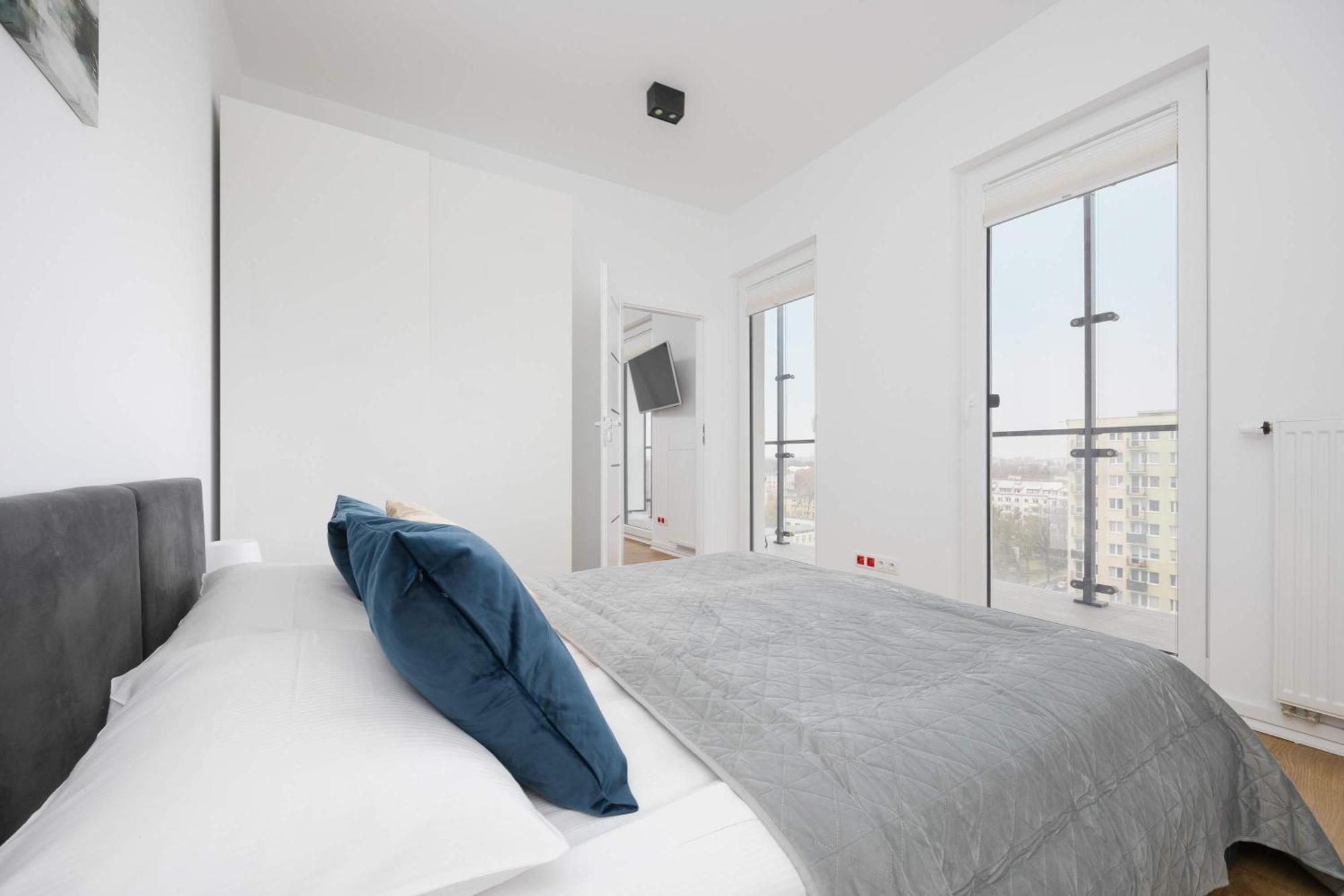 Apartament Kasprzaka Near Metro Plocka With Ac And Parking By Rent Like Warszawa